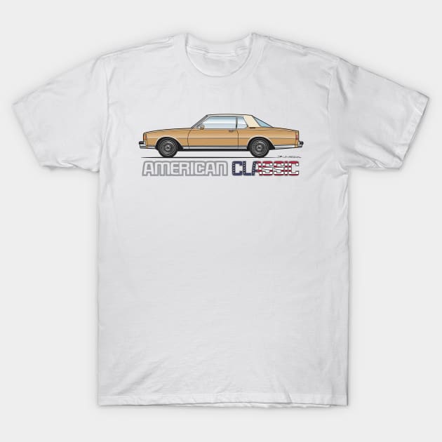 America Gold T-Shirt by JRCustoms44